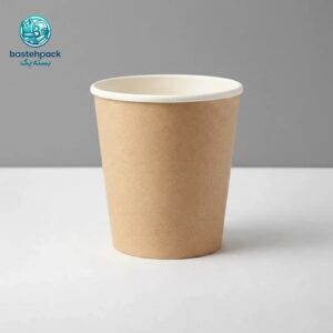 لیوان کاغذی دوجداره کرافت 120 سی‌سی بسته 40 عددی مناسب کافه و سرو نوشیدنی گرم