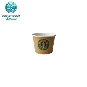 لیوان کاغذی 120 سی سی کرافت مناسب دبل اسپرسو و تست نوشیدنی