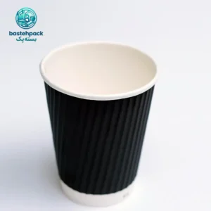 لیوان کاغذی دوجداره ریپل 240 سی‌ سی مناسب قهوه