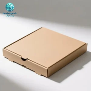 جعبه پیتزا ۱۸ سانتی‌ کرافت در بسته پک | برای بسته‌ بندی حرفه‌ای