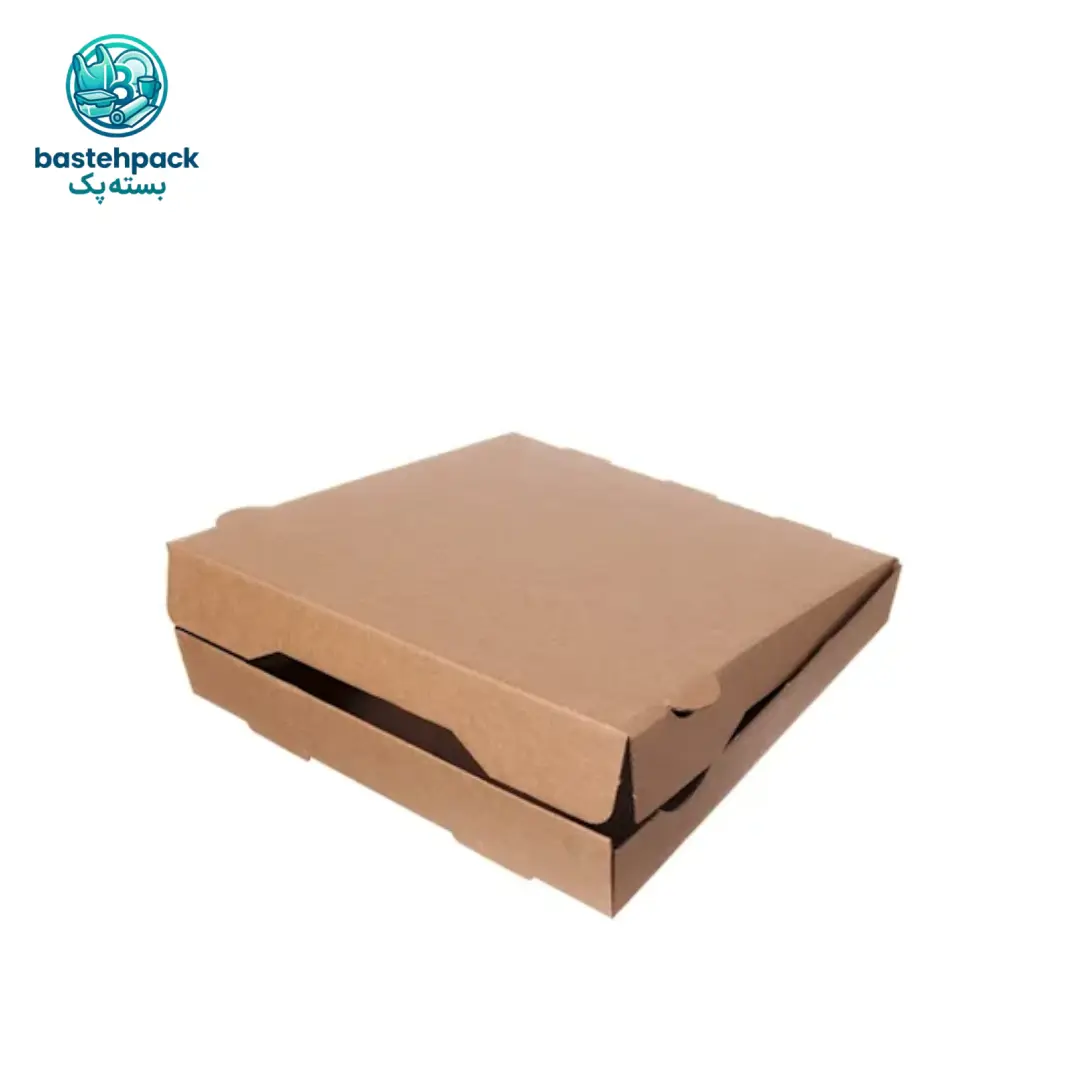 خرید عمده جعبه پیتزا 24 سانتی کرافت | خرید عمده جعبه پیتزا مقاوم بیرون‌ بر