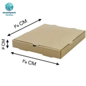 جعبه پیتزا 20 سانتی‌ کرافت در پک 50 تایی